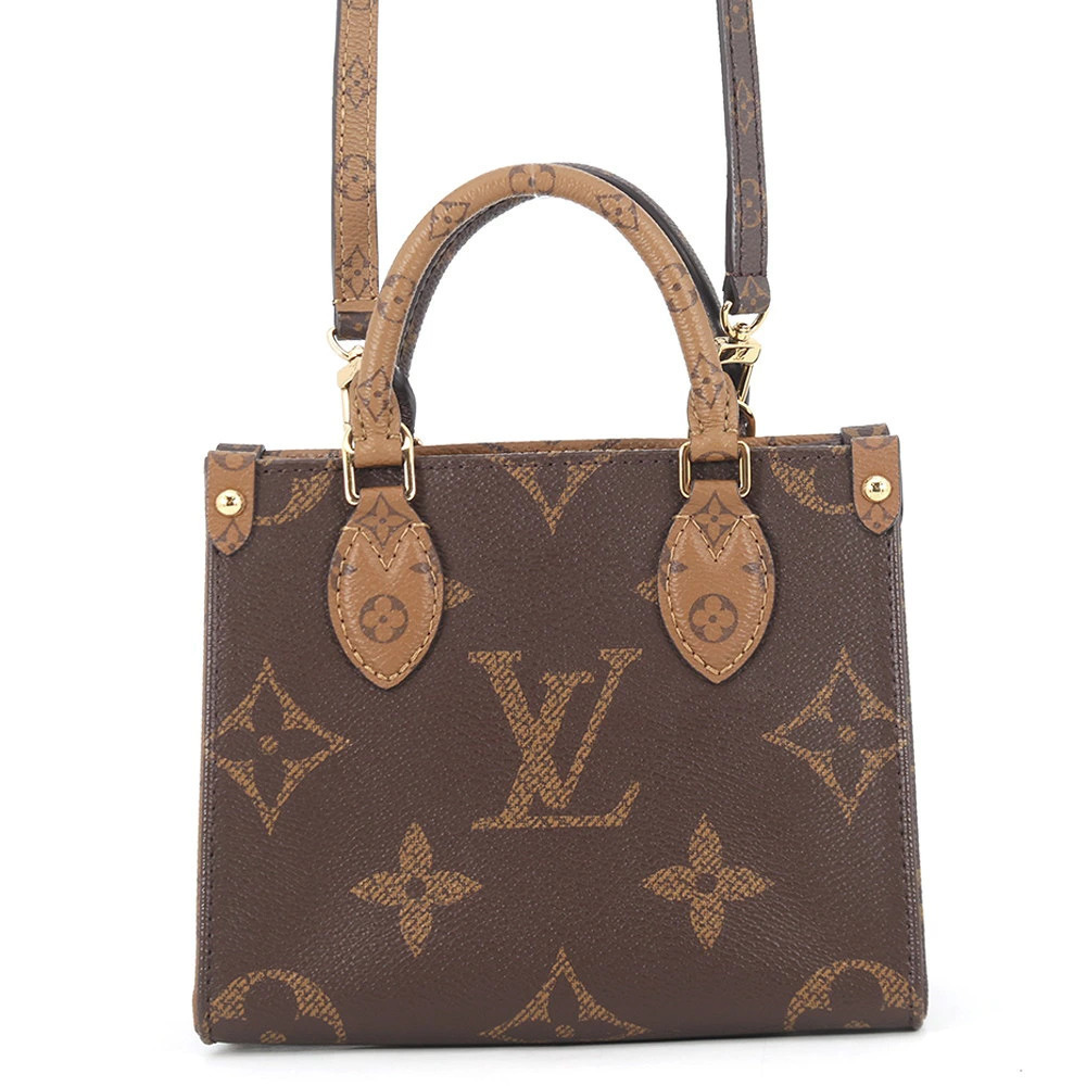 Louis Vuitton Monogram Reverse On The Go 2way Shoulder Bag